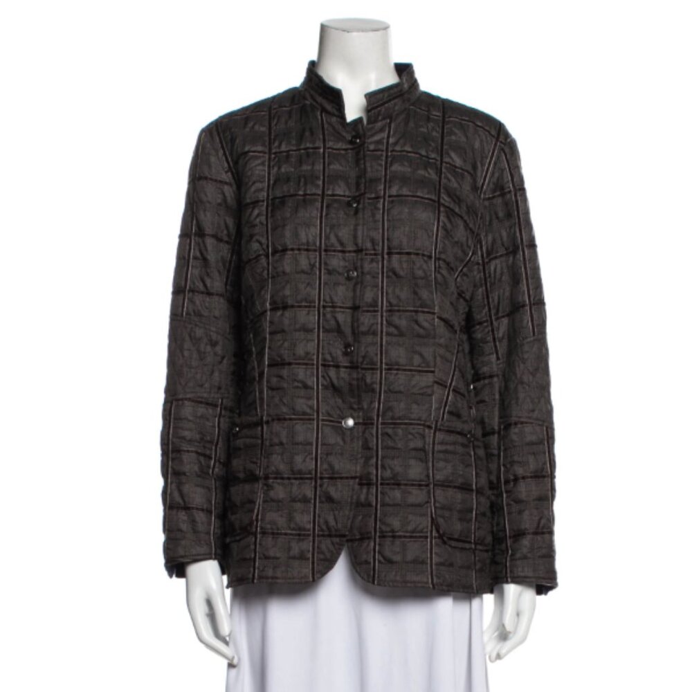 Bogner Plaid Quilted Jacket